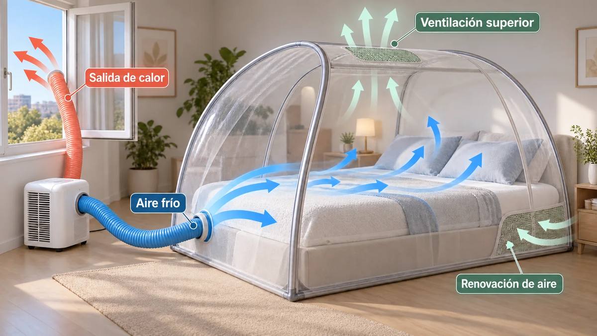 Diagrama del sistema de climatización y renovación de aire